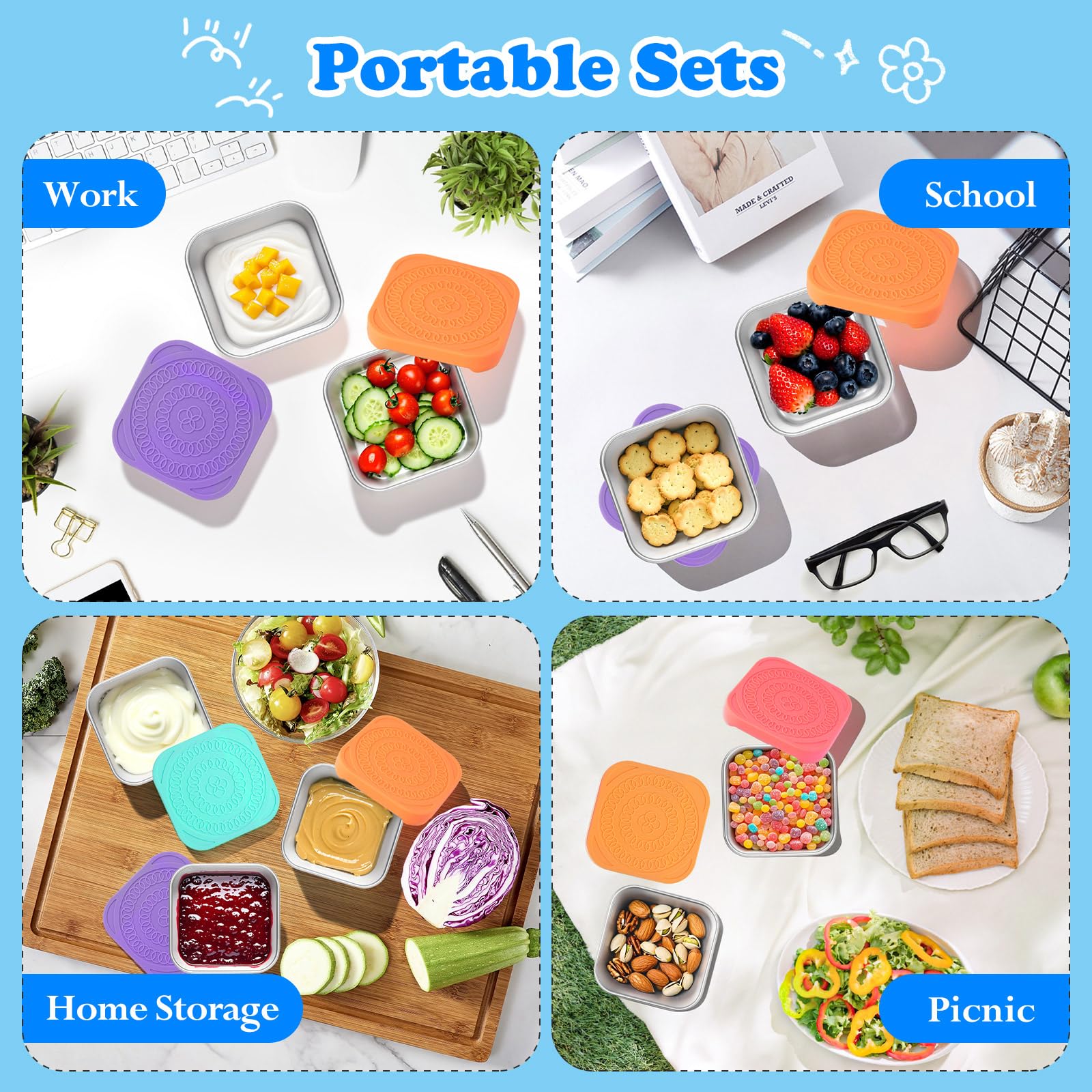 Farielyn-X ideal para la escuela y viajes, merienda ordenada