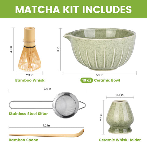 Farielyn-X cuchara de matcha de bambú para medir con precisión.