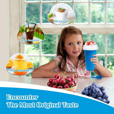 Accesorios incluidos: cucharas y pajillas con el set de FASIBULEI Slushie Cup