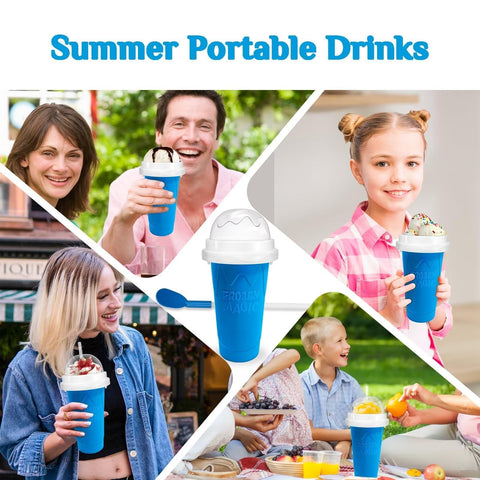 Limpieza fácil del exterior del Slushie Cup de FASIBULEI
