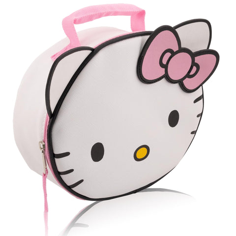 Interior aislado de la lonchera Fast Forward Hello Kitty para snacks frescos.