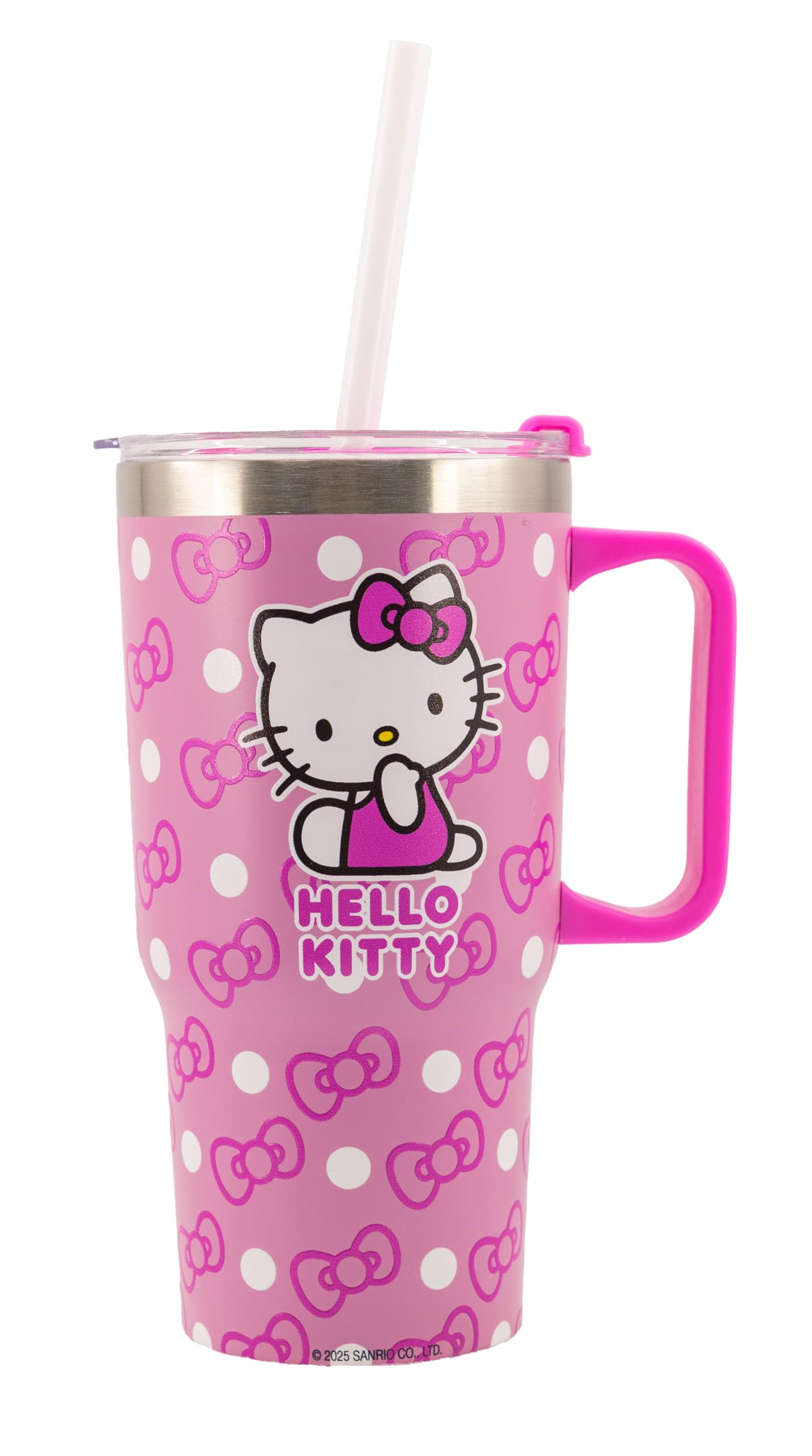 Botella Fast Forward Hello Kitty de 20 oz con diseño frontal, ideal para la escuela.