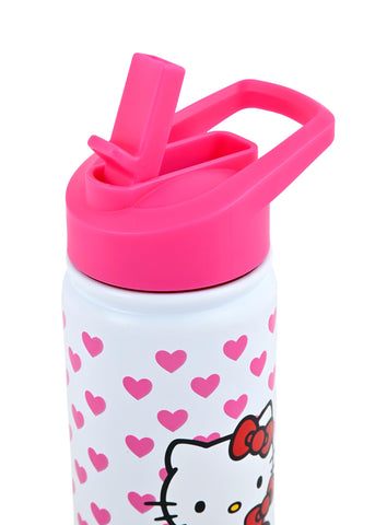 Tapa antigoteo de la botella Hello Kitty, ideal para mochilas y loncheras.