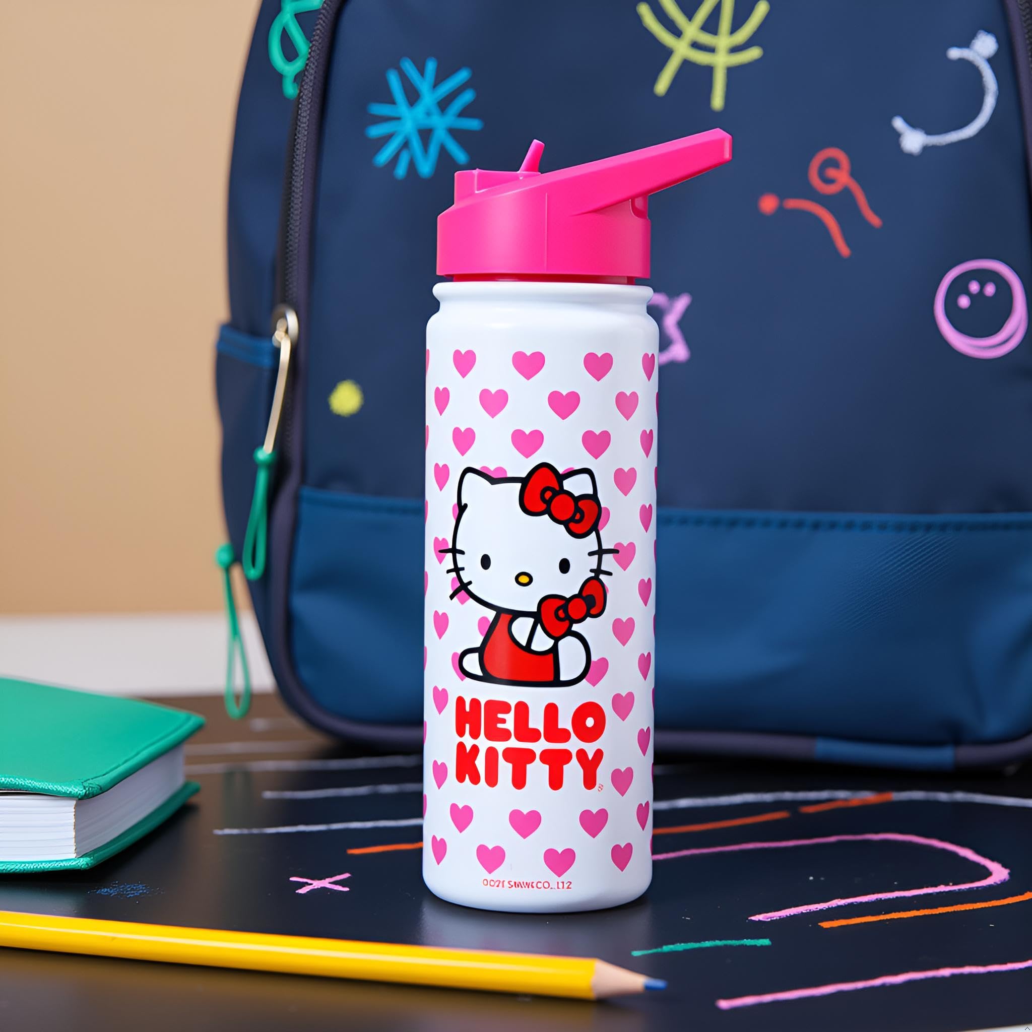 Botella Hello Kitty Fast Forward mantiene bebidas calientes hasta 12 horas.