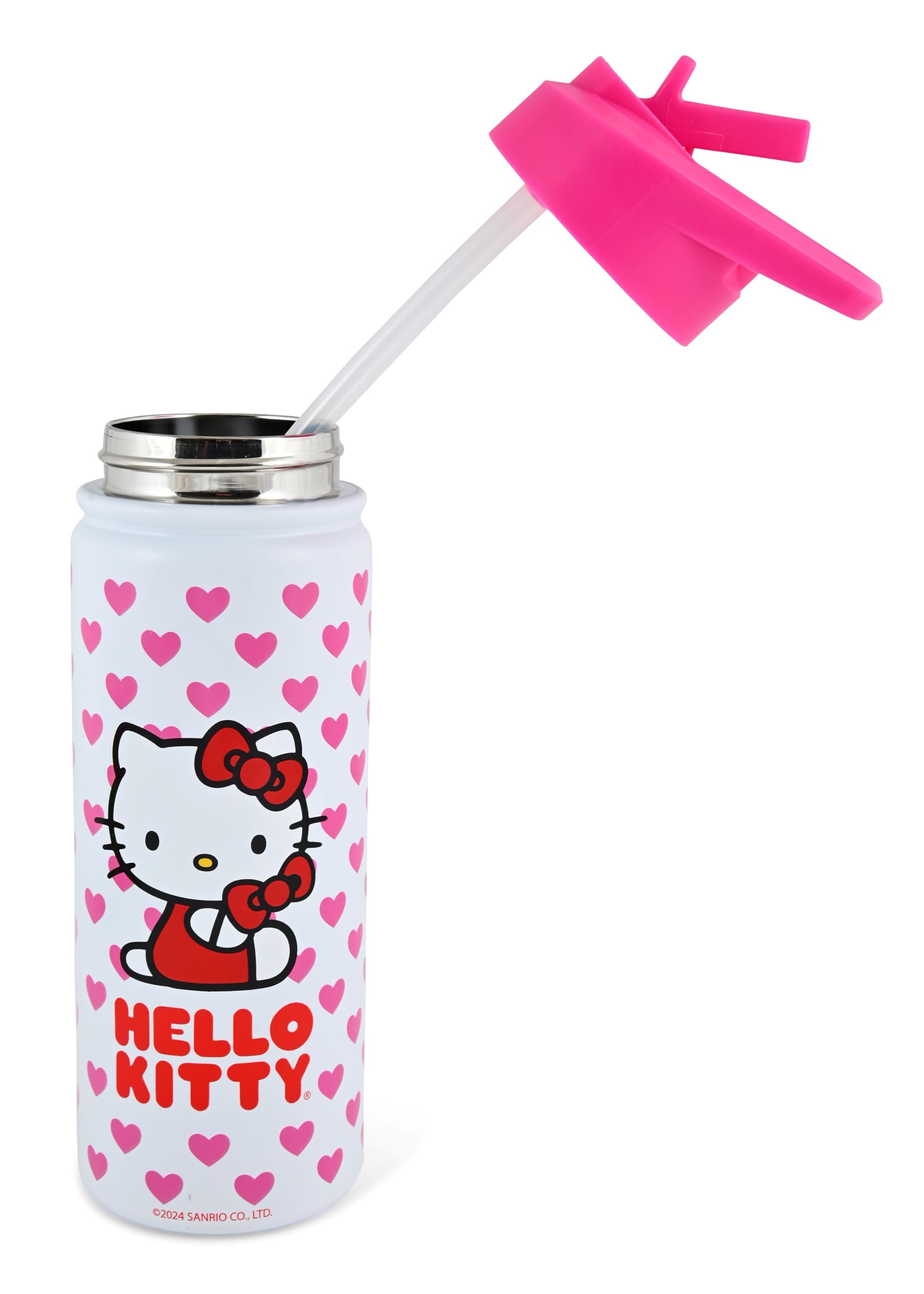 Hello Kitty de Fast Forward con diseño colorido para motivar la hidratación diaria.