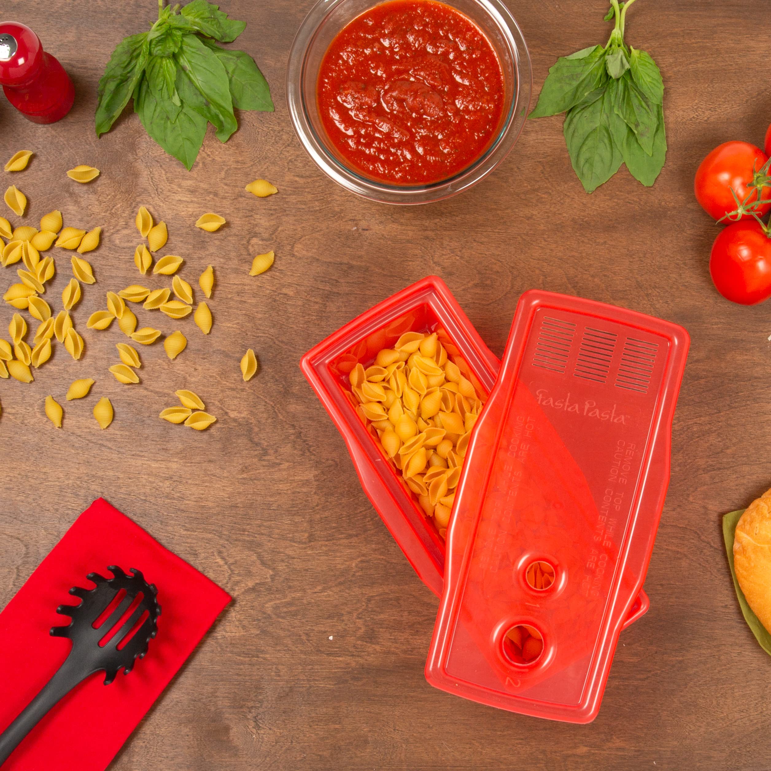 Fasta Pasta: pasta al dente lista tras cocción rápida