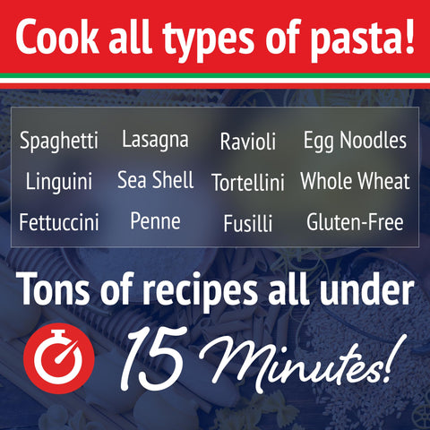 Fasta Pasta: marcas de medida para porciones precisas