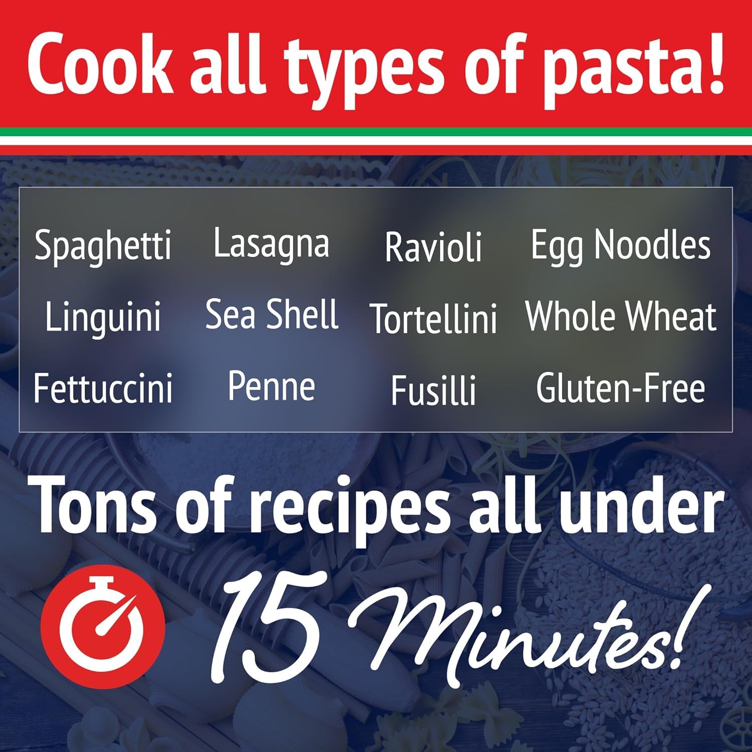 Fasta Pasta: fácil lavado y limpieza gracias a diseño