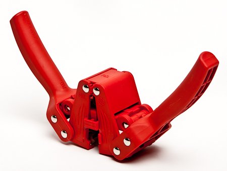 Tapadora FastRack Barón Rojo con palanca de ajuste para rapidez.