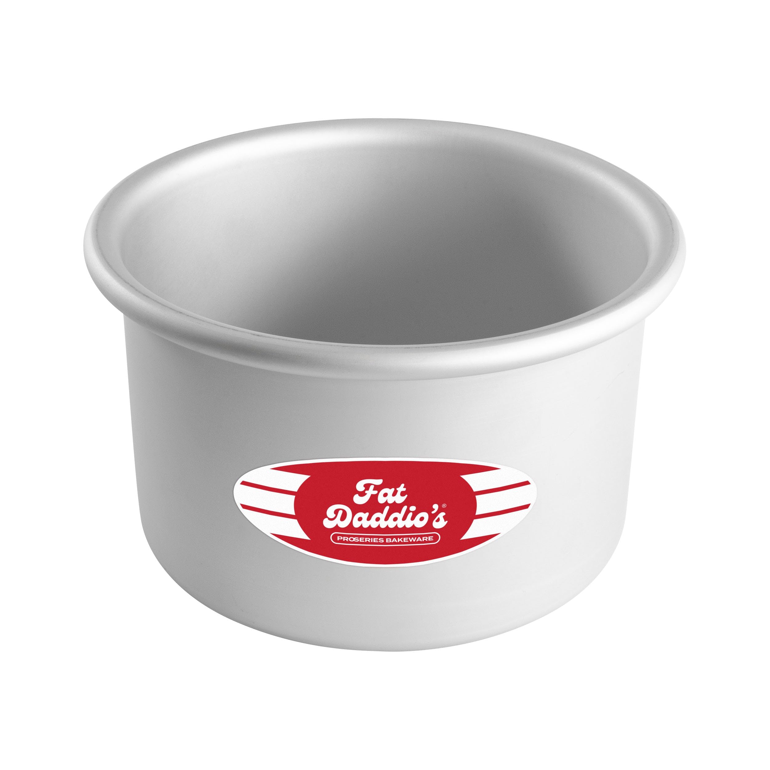 Fat Daddio's pan redondo de aluminio, diámetro 6 pulgadas, desmolde suave