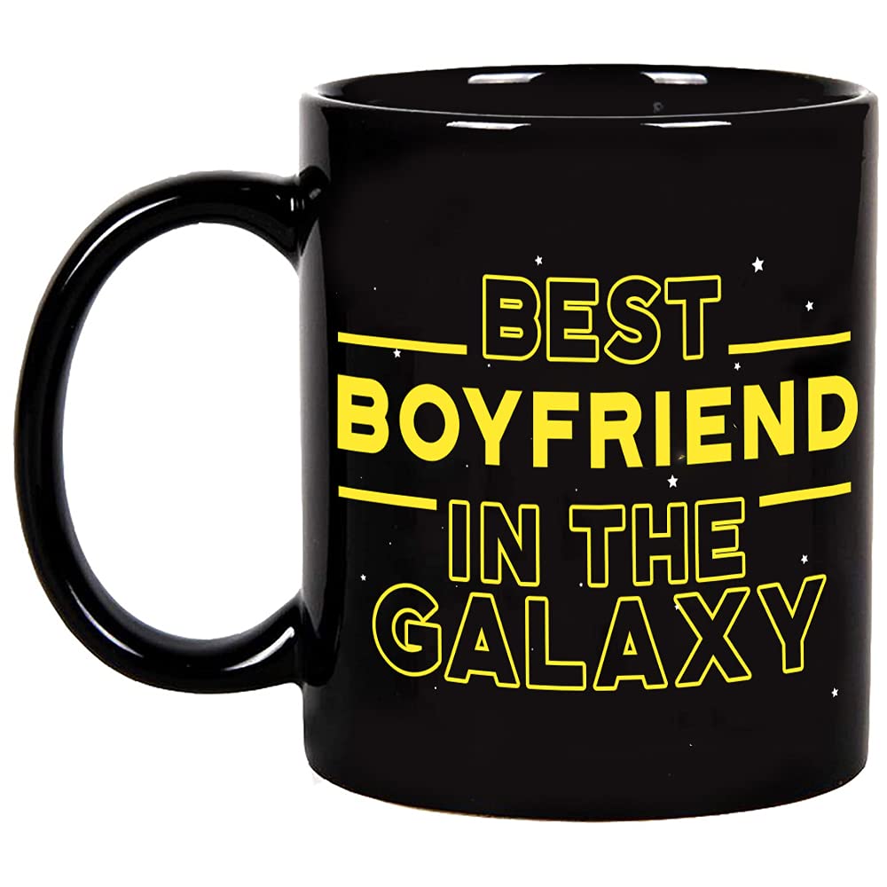 Fatbaby Taza Mejor Novio en la Galaxia, vista frontal, ideal para empezar el día.