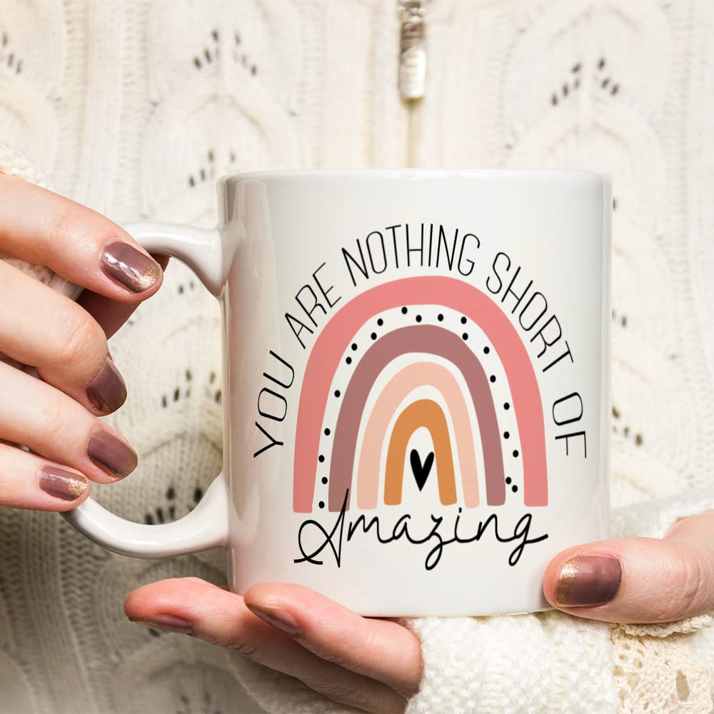 Taza Fatbaby impresión doble de cerámica, duradera y apta para lavavajillas y microondas.