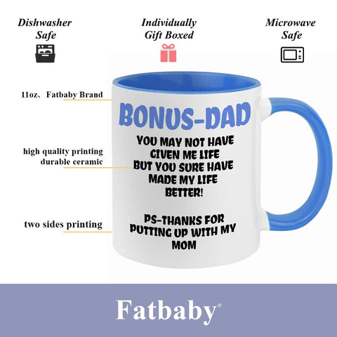 Fatbaby Taza Padrastro Extra, uso diario de café o té en casa.