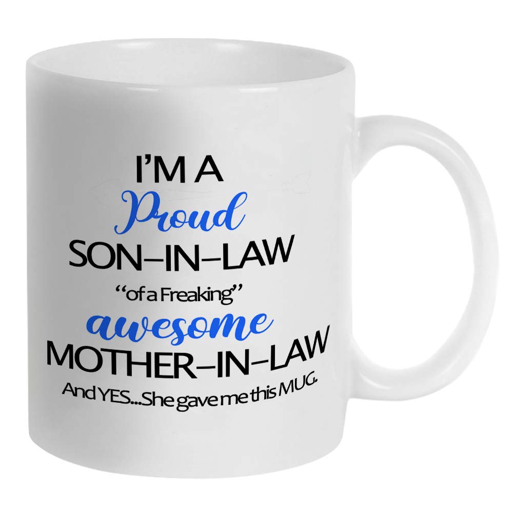 Taza Fatbaby regalo divertido para el yerno, ideal para cumpleaños.