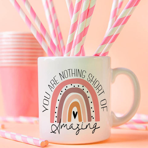 Taza Fatbaby regalo para mujeres, mensaje de agradecimiento, regalo significativo para hermanas y amigas.