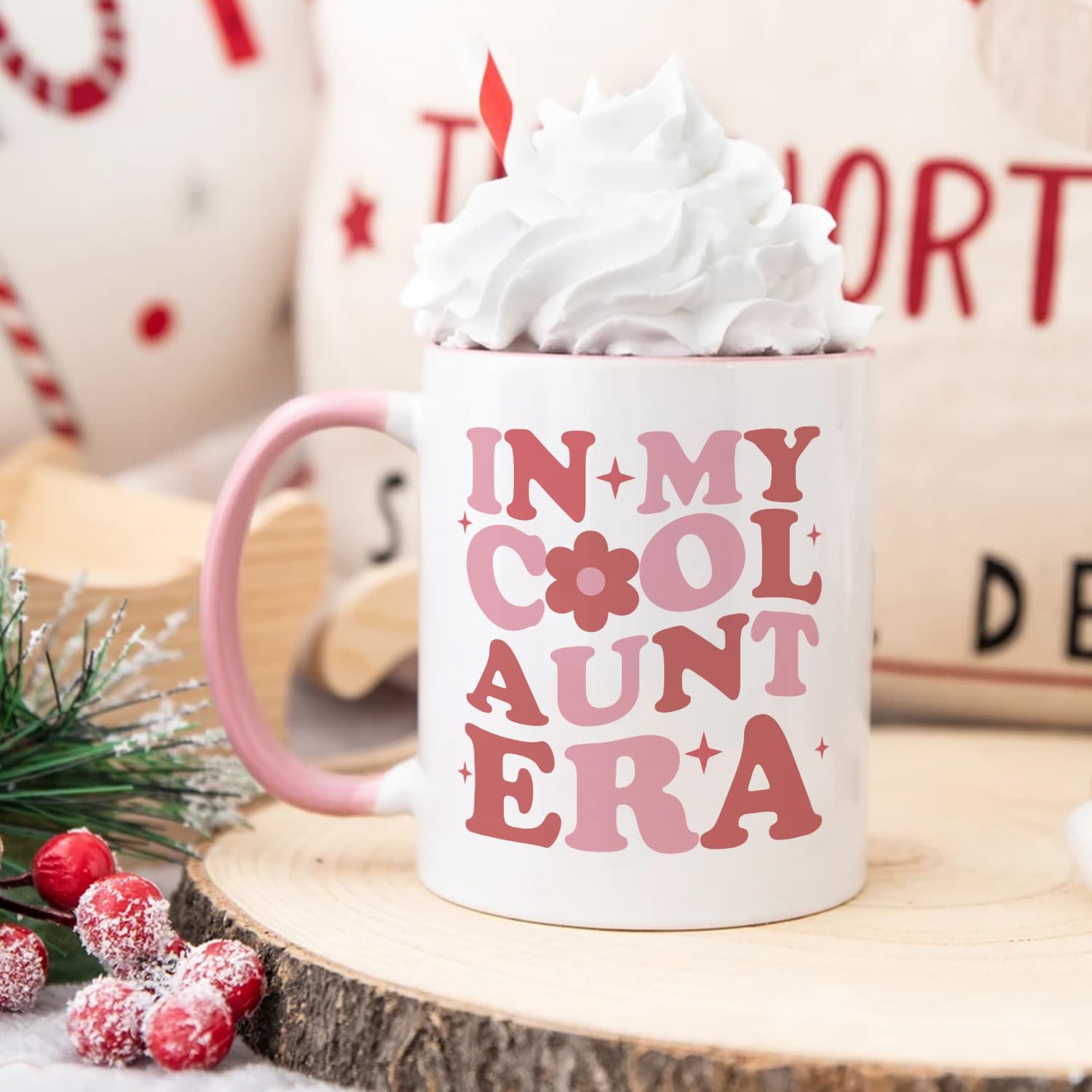 Taza Fatbaby, regalo para tía nueva, enfoque lateral, perfecto para celebrar su llegada.