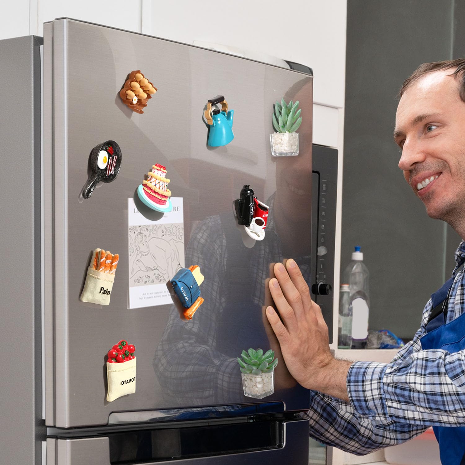 Favensen imanes 10unidades frigorifico: pack práctico para cocina, clase o escritorio.