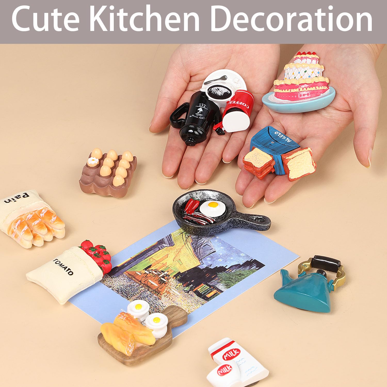 Favensen imanes decoracion cocina oficina: embellecen superficies magnéticas con toque lúdico.