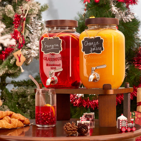 FavorFlavor bebidas cristalinas gracias al vidrio grueso y claro.