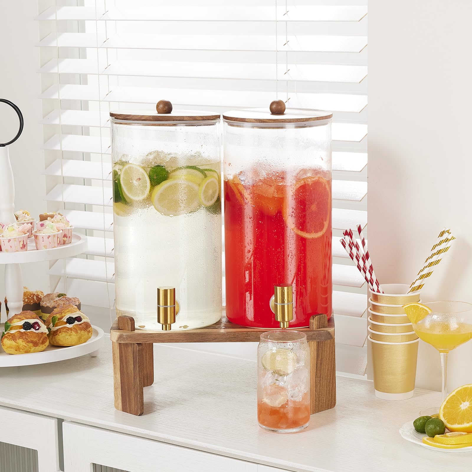 FavorFlavor dispensador para té, jugos y agua en fiestas