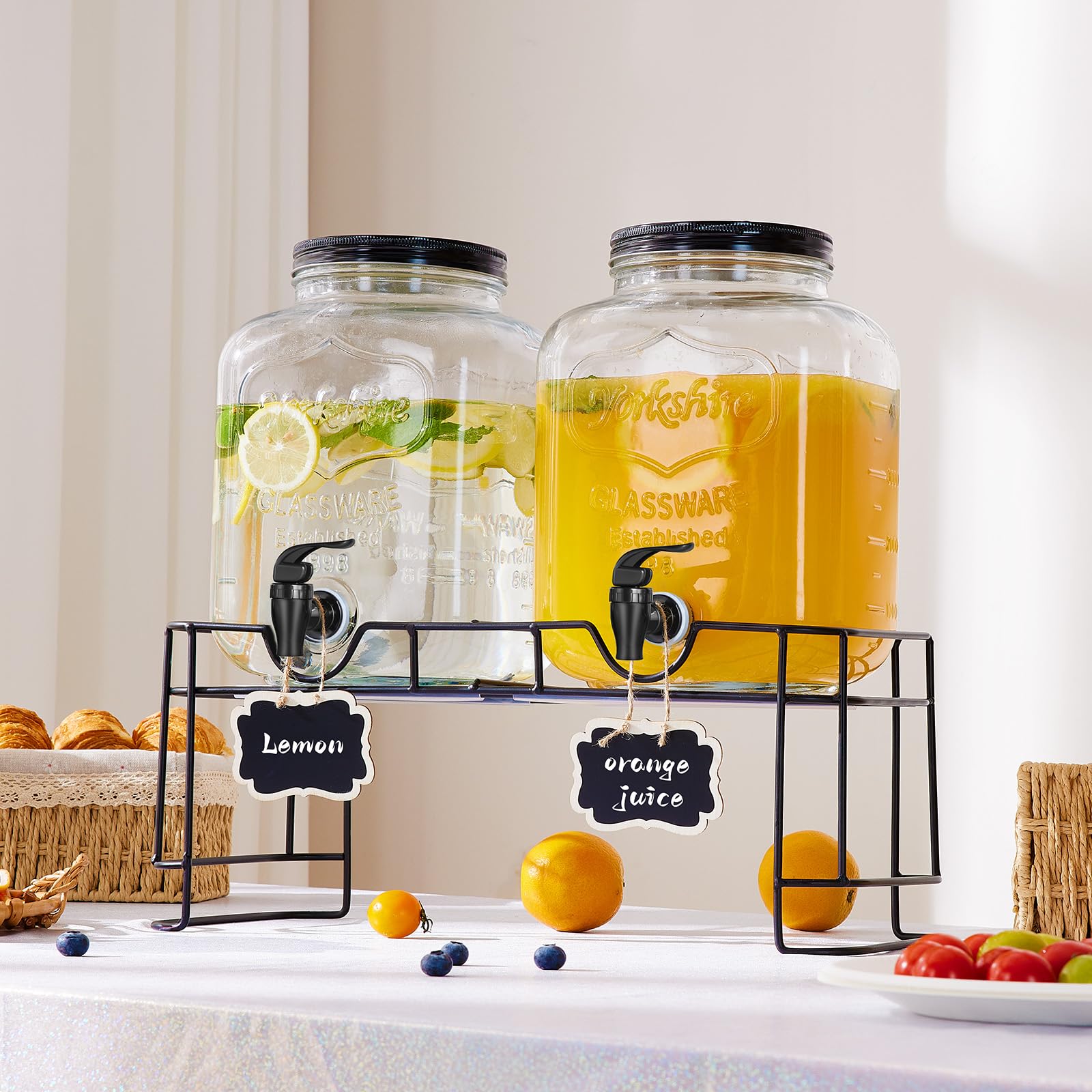 Grifo de plastico de FavorFlavor facilita verter sin goteos.