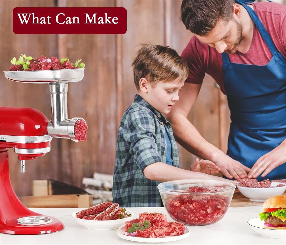 FavorKit molinillo acero inox para KitchenAid, acabado pulido