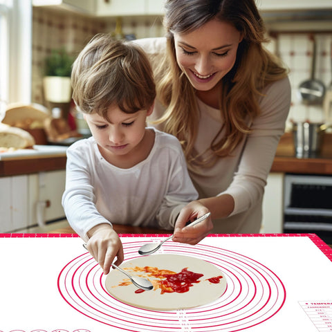 FavXD mat de masa silicona limpieza fácil tras hornear repostería