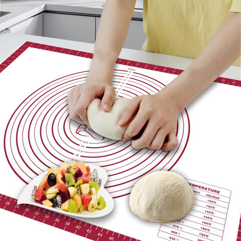 FavXD mat de masa silicona antideslizante para evitar deslizamientos durante el amasado