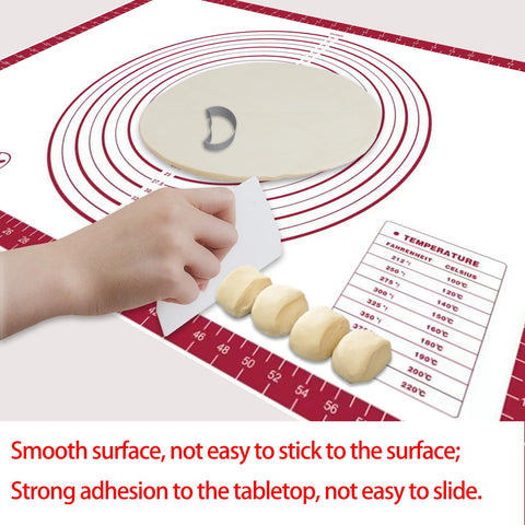 FavXD mat de masa silicona uso múltiple para pan, masa y fondant