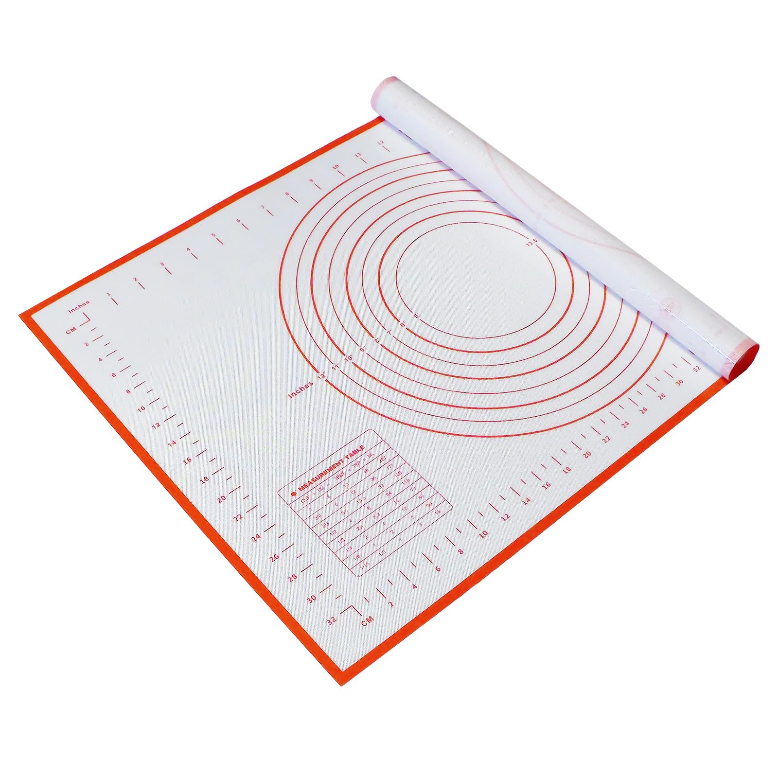 FavXD tapete silicona para pastelería, superficie antiadherente para fondant.