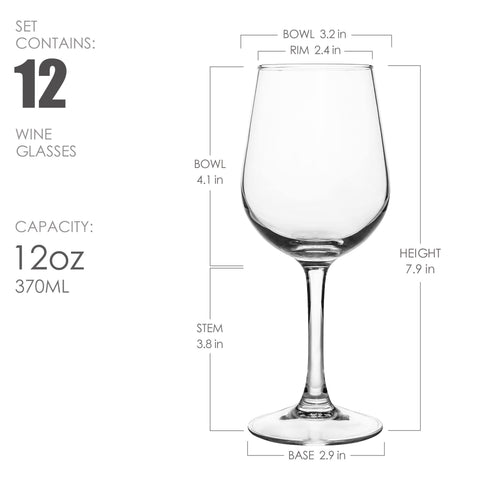 Copa FAWLES templada 12oz, bola media para realzar aromas.