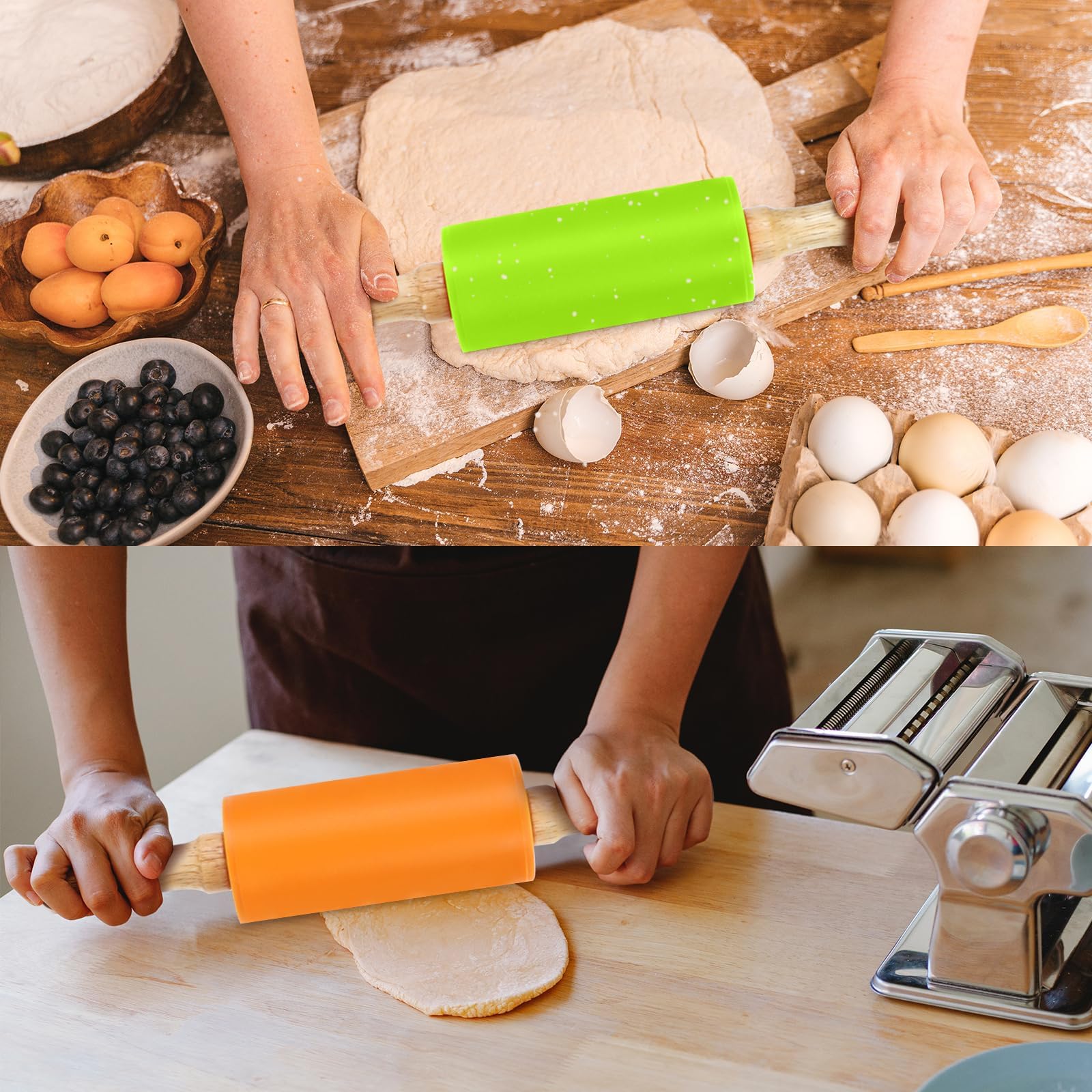 Faxco rodillo mini fácil de limpiar, ideal para aprendizaje en cocina