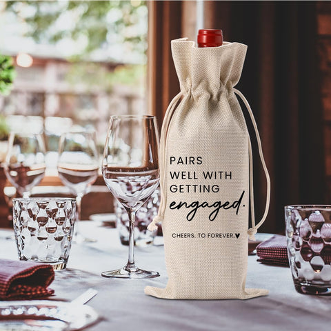 FBCCZEY bolsa vino regalo versátil para parejas y amigos.