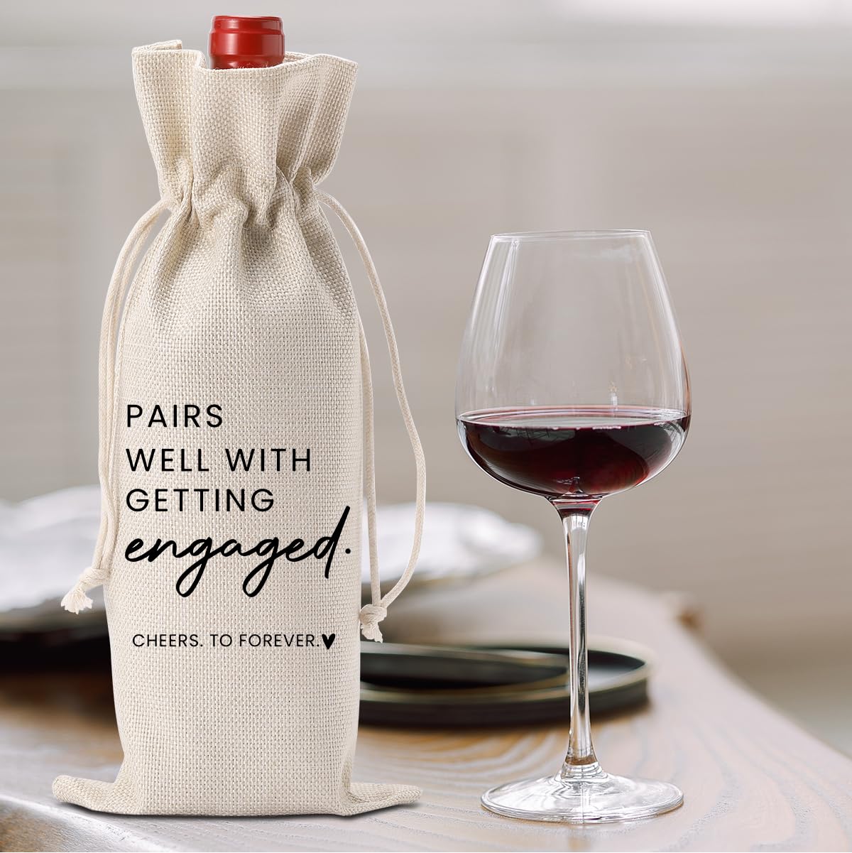 FBCCZEY bolsa vino reutilizable para fiestas y detalles.