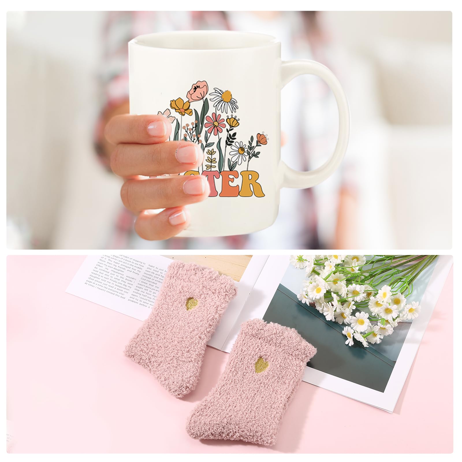 fcaylo caja regalo para hermanas, empaque elegante para celebrar lazos