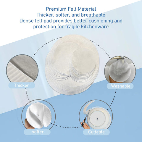 FCSTYODO separadores de fieltro lavables y reutilizables para almacenamiento.