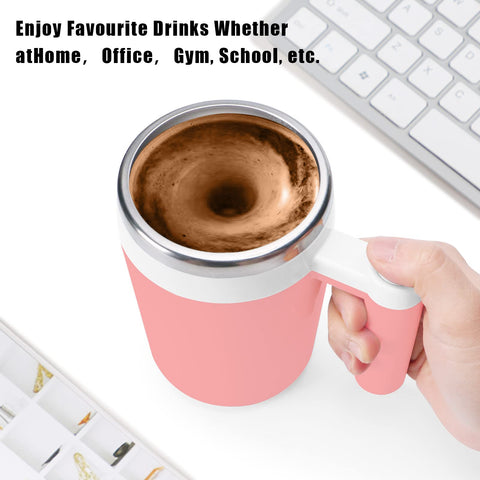 Taza FCSWEET rosa con diseño ergonómico para oficina y viaje