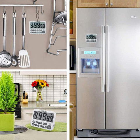 FCXJTU temporizador de cocina con alarma ajustable para diferentes entornos