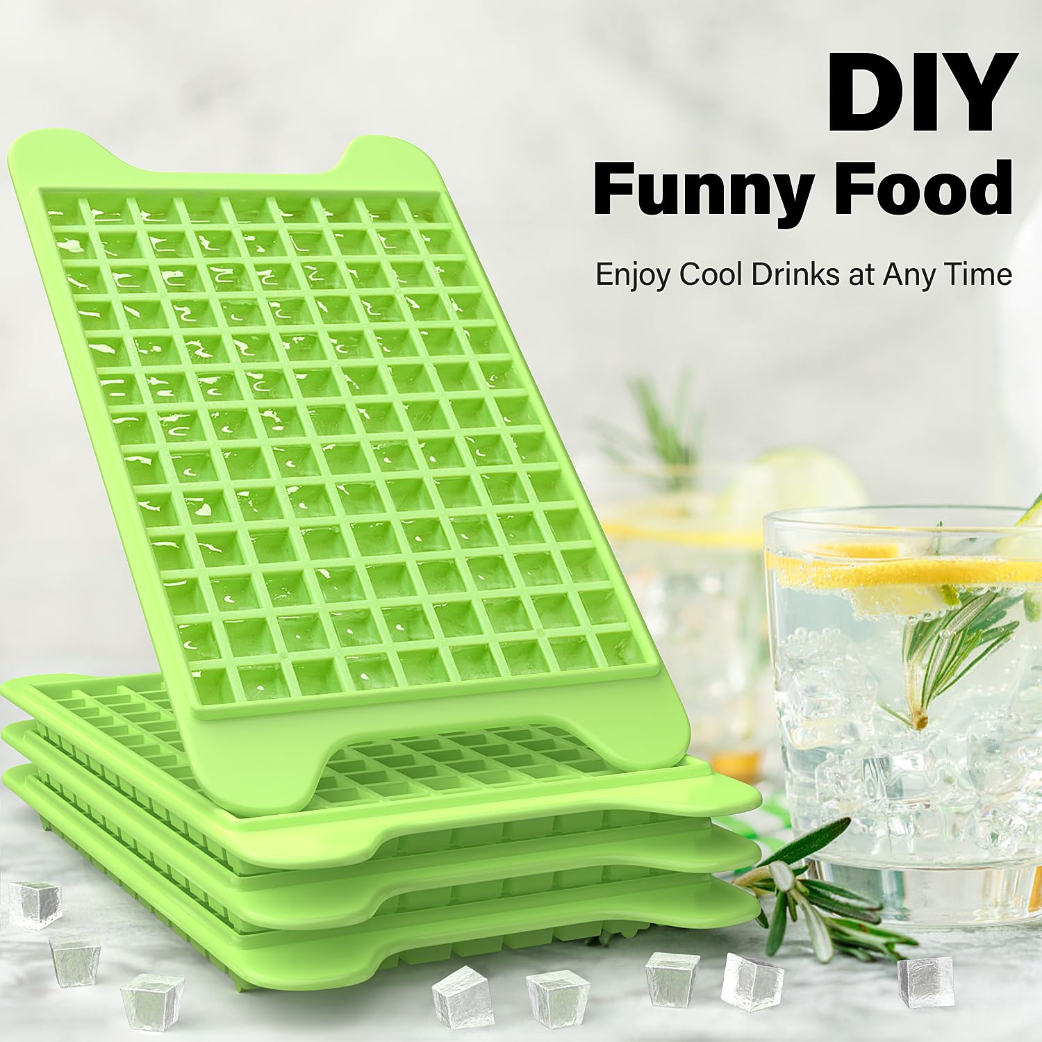 FDDBI contenedor de hielo con gran capacidad para 1080 cubos.