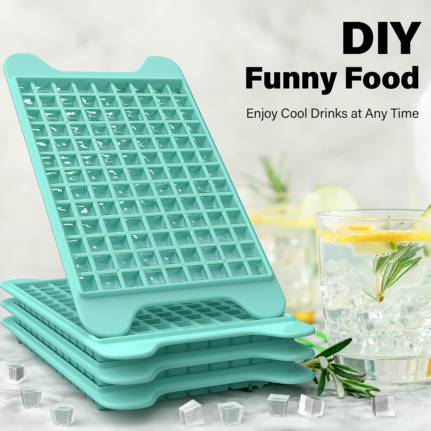 FDDBI uso versátil: cubos para bebidas, jugos y frutas