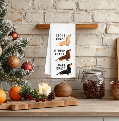 FDHSPAAM toallas de cocina con motivo de perro salchicha para cocinas modernas