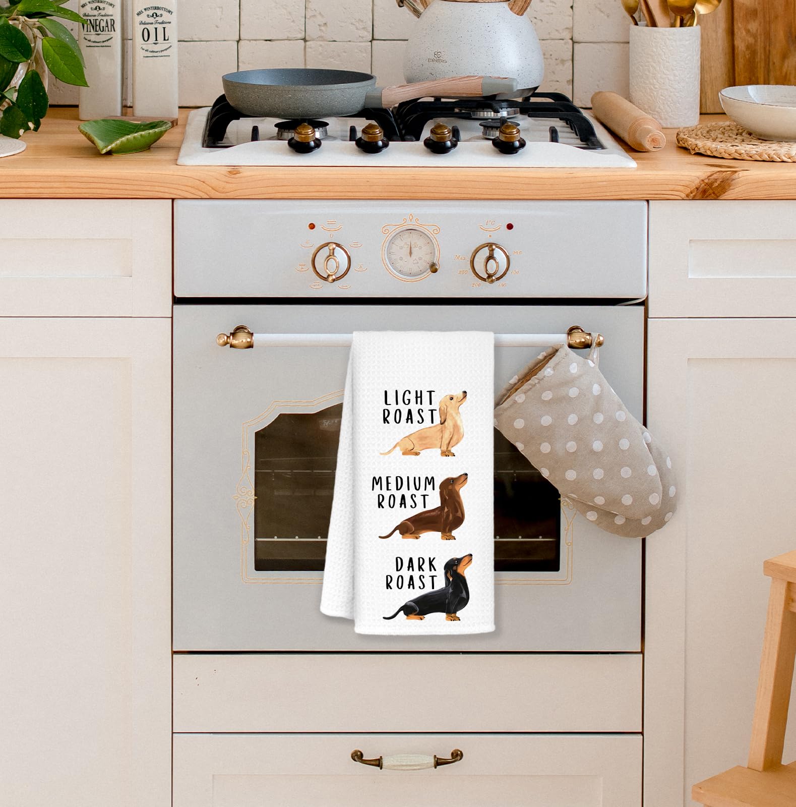 FDHSPAAM toallas para cocina con motivo de perro salchicha regalo ideal para amantes