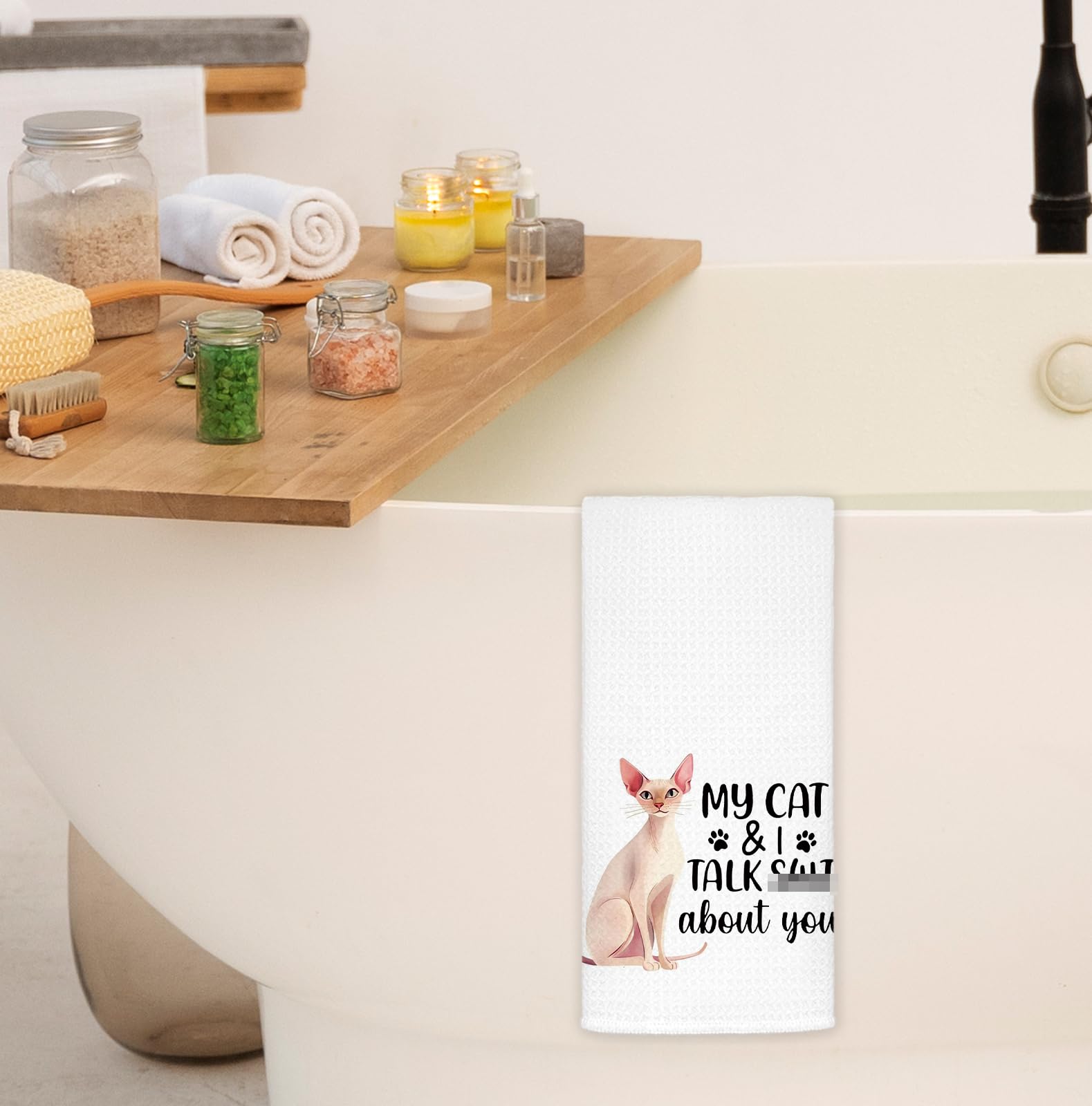 FDHSPAAM toallas ligeras para lavandería, toque decorativo y almacenamiento práctico.
