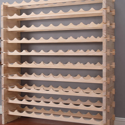 fdjamy dimensiones 41x12x52 pulgadas para 120 botellas.