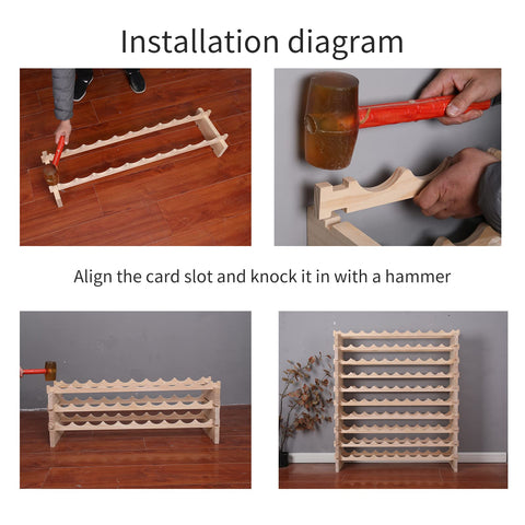 fdjamy capacidad de 60 botellas, almacenamiento listo para usar.