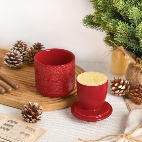 FE FUN ELEMENTS Butter Crock ideal como regalo de Navidad