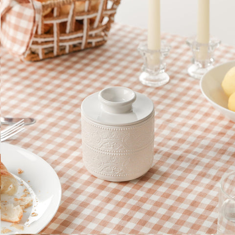 FE FUN ELEMENTS Butter Crock regalo navidad, opción práctica y elegante