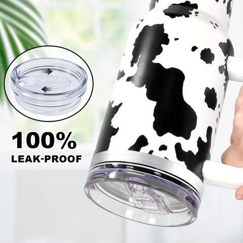 FECBK 40 onzas tumbler con aislamiento doble mantiene bebidas frías por más tiempo.