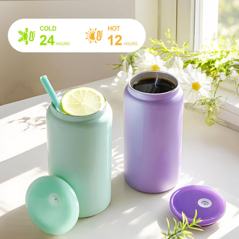 Tumbler FECBK con doble pared, aislamiento para bebidas calientes y frías