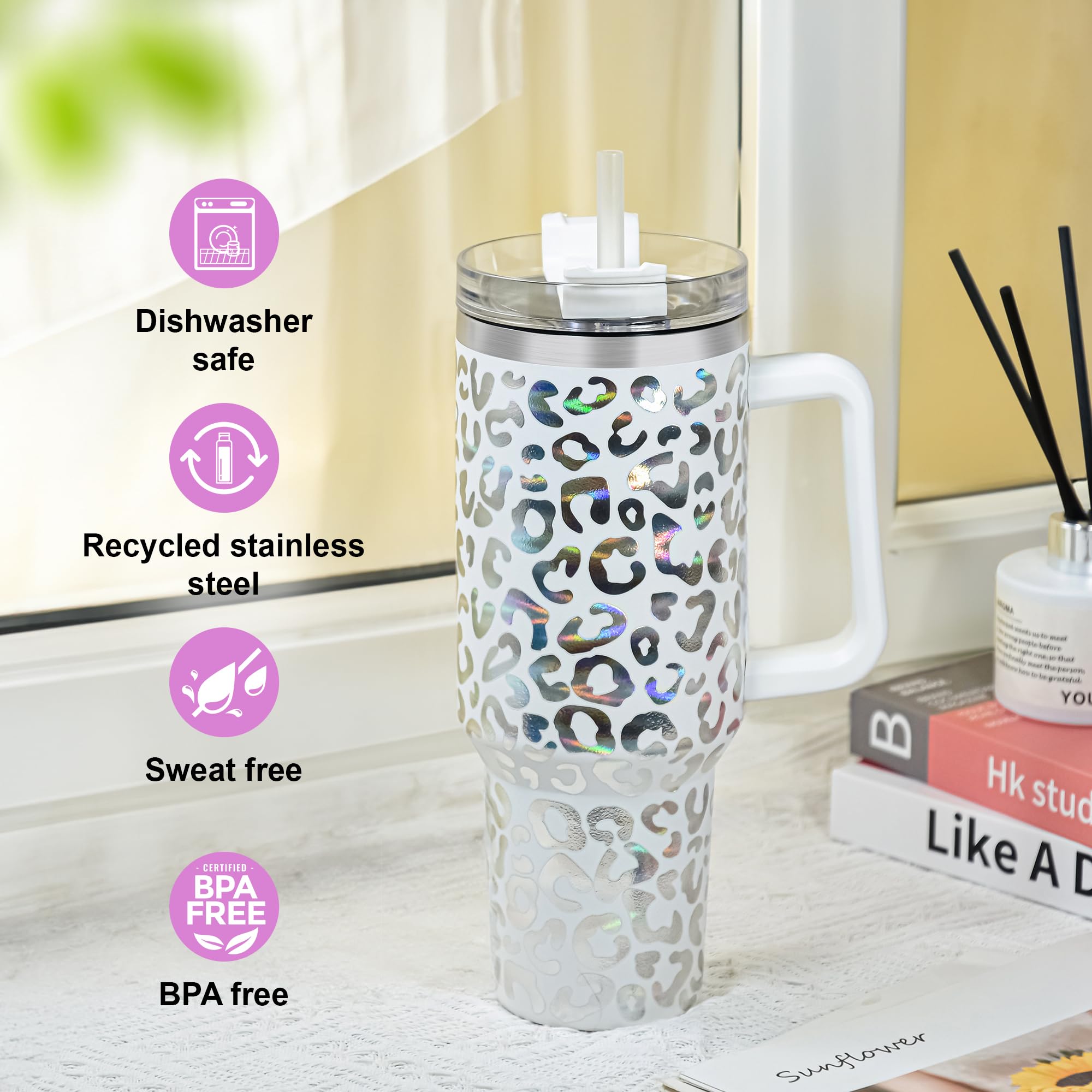 Vaso termo FECBK tapa anti-derrame para seguridad